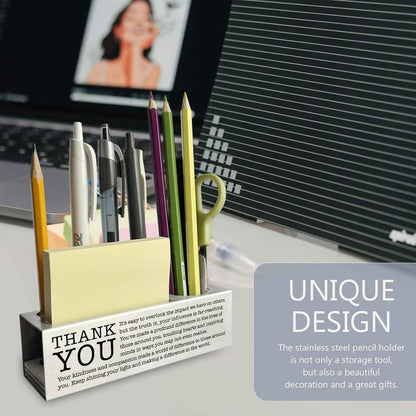 vizuzi Thank You Gifts for Women, Men, Work Bestie, Friends, Boss, Coworkers, Employee, Appreciation Thank You Office Pencil Holder Supplies Pen Holders Zgg28