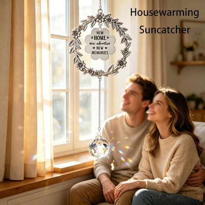 House Warming Gifts New Home, Housewarming Suncatcher, Housewarming Gifts for Women, Men, Friend New Homeowner,New Home Gift Ideas for First Home, New Apartment