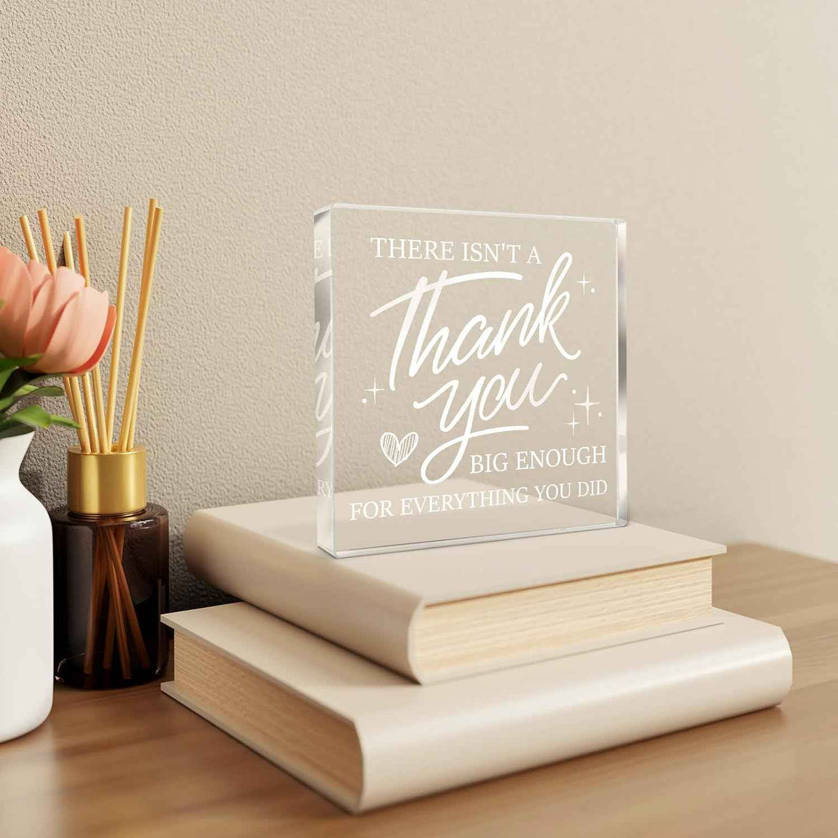 Thank You Gifts for Women Men, Thank You Appreciation Plaque | Appreciation Gifts for Leader Colleague Principal Coworker Daycare Nurse Boss