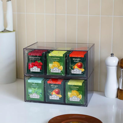Stackable Acrylic Tea Organizer Set - Field & Blessing