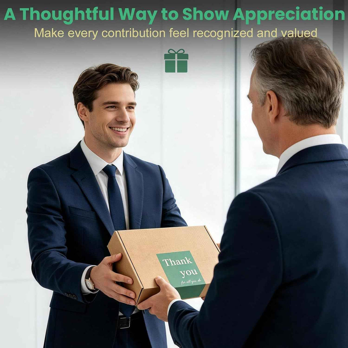 Employee Appreciation Gifts for Coworkers, Thank You Gift Box, Gift Set | 6 Pcs Thank You Gift Basket, Appreciation Gift Box for Men Boss Mentor Team Leaders, Farewell Gifts