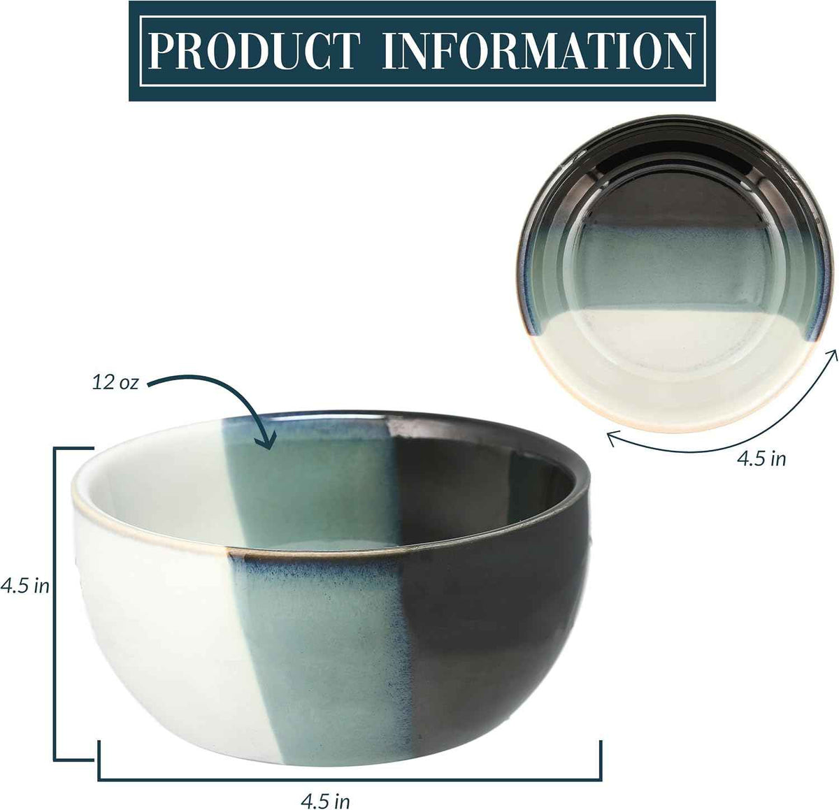 Pavilion - Eat Drink & Be Merry - 4.5" Dip Bowl & Spoon Set Housewarming Apartmentwarming Neutral Decor Holiday Seasonal Christmas Gift Present