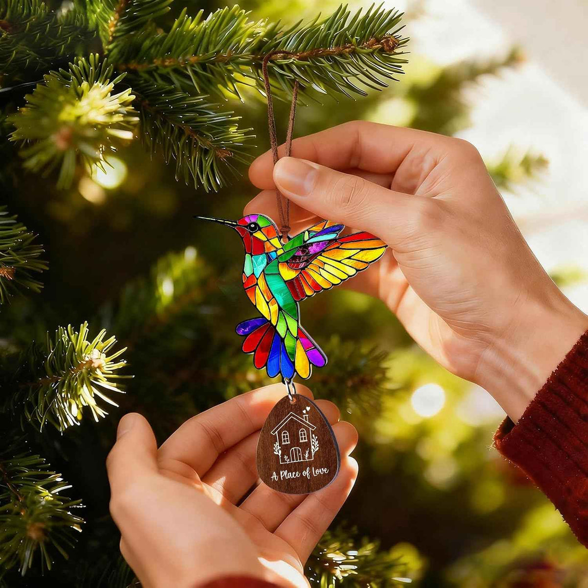 Housewarming Gifts New Home, Hummingbird Hanging Ornament | New Home Gift Ideas for Women Men Homeowners Couples Family Friends, Unique First Home Gift for Apartment Décor