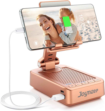 Gifts for Women Girls, Bluetooth Speaker Phone Stand with Charging Function
