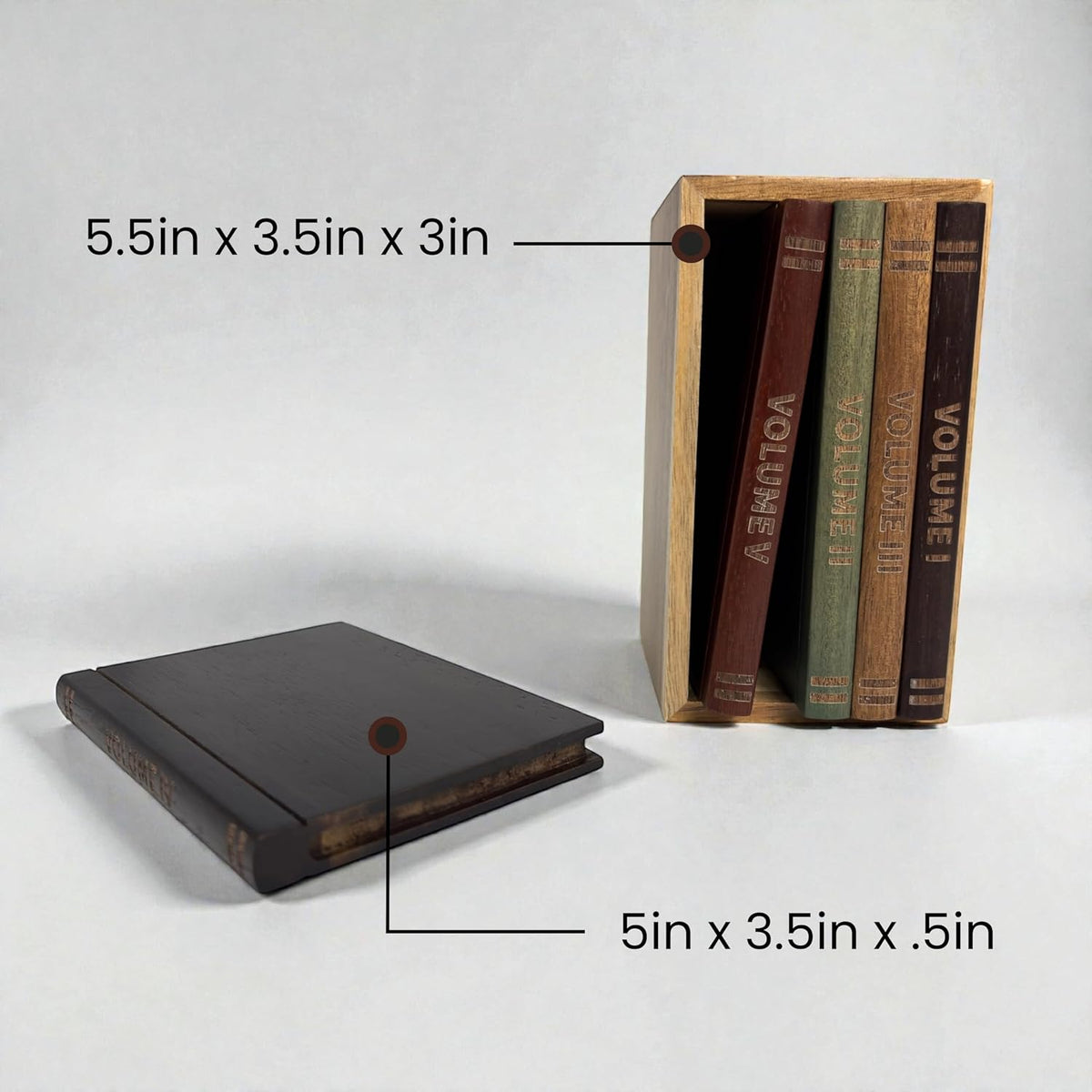 Acacia Kitchen Library Board & Coaster Gift Set
