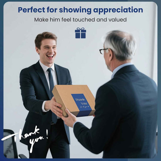 felinlova Employee Appreciation Gifts, Thank You Gifts for Men Coworkers | Gift Basket for Men, Thank You Basket for Team Mentor Friends Leaders Boss, Difference Maker Gift Box