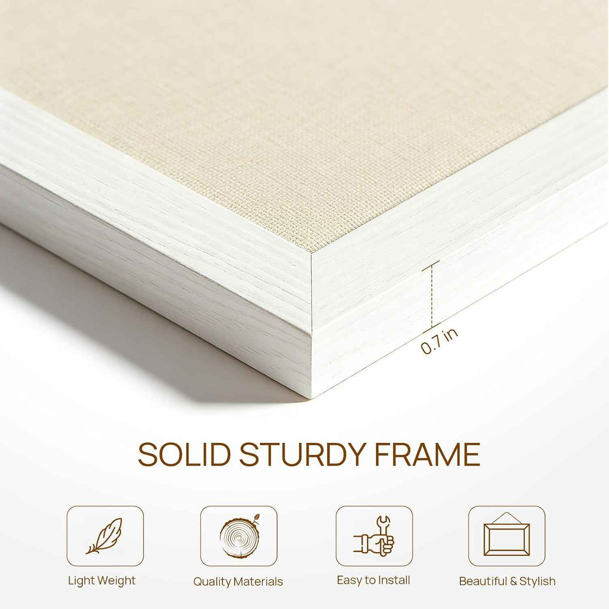 DOLLAR BOSS Double-Sided Bulletin Boards with Linen, 16"x12" 1PC Cork Board