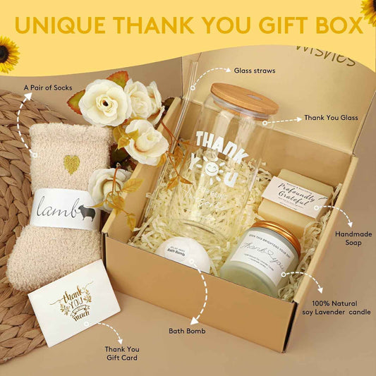 Thank You Gifts for Women & Employees - Awesome Glass Cup, Teacher & Friend Appreciation Gifts