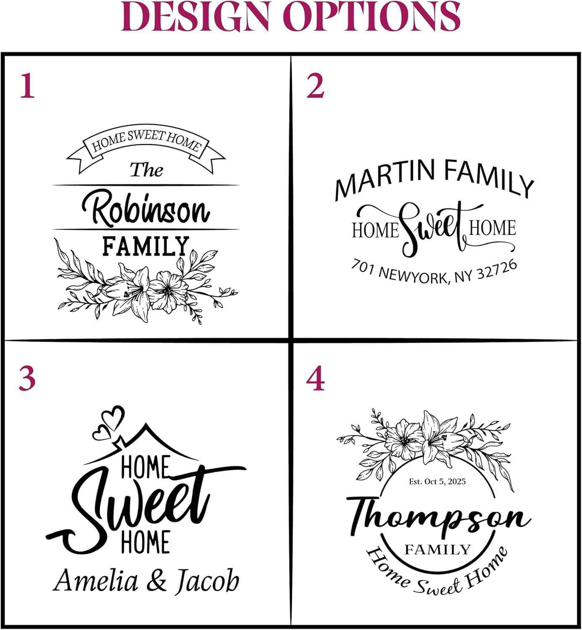 Personalized Cutting Board with Home Sweet Home Design, Custom Engraved Housewarming Gift for Friends, New Home, Realtor Closing Gift for Clients, Kitchen Decor, Neighbors or First-Time Home Buyers
