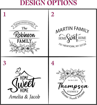 Personalized Cutting Board with Home Sweet Home Design, Custom Engraved Housewarming Gift for Friends, New Home, Realtor Closing Gift for Clients, Kitchen Decor, Neighbors or First-Time Home Buyers