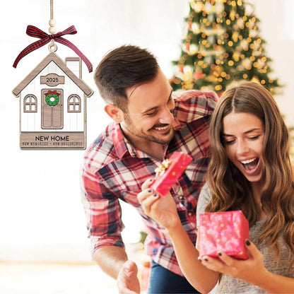 House Warming Gifts New Home - Housewarming Gifts for New House - Housewarming Gift Presents for Women, Couple - New House New Beginning -New House Owners Gift Ideas - Wooden Home Ornament 2025