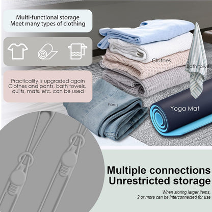 Silicone Cable Ties, Cord Organizer Cable Management,2Sizes-Grey