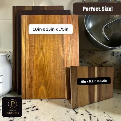 Acacia Kitchen Library Board & Coaster Gift Set
