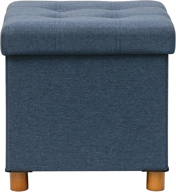 30-Inch Linen Storage Ottoman - Field & Blessing