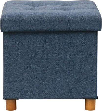 30-Inch Linen Storage Ottoman - Field & Blessing