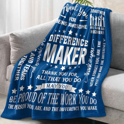 Men's Employee Appreciation Throw Blanket