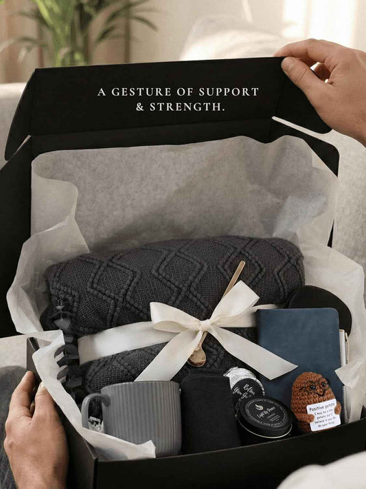 Grey & Navy Comfort Gift Box