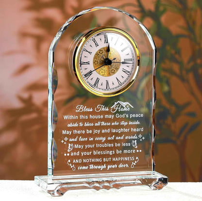 House Warming Gifts New Home, Housewarming Clock Gifts for Women Couples | New Home Gift Ideas, Housewarming Gifts for Friends Homeowners, Closing Gifts for House Buyers