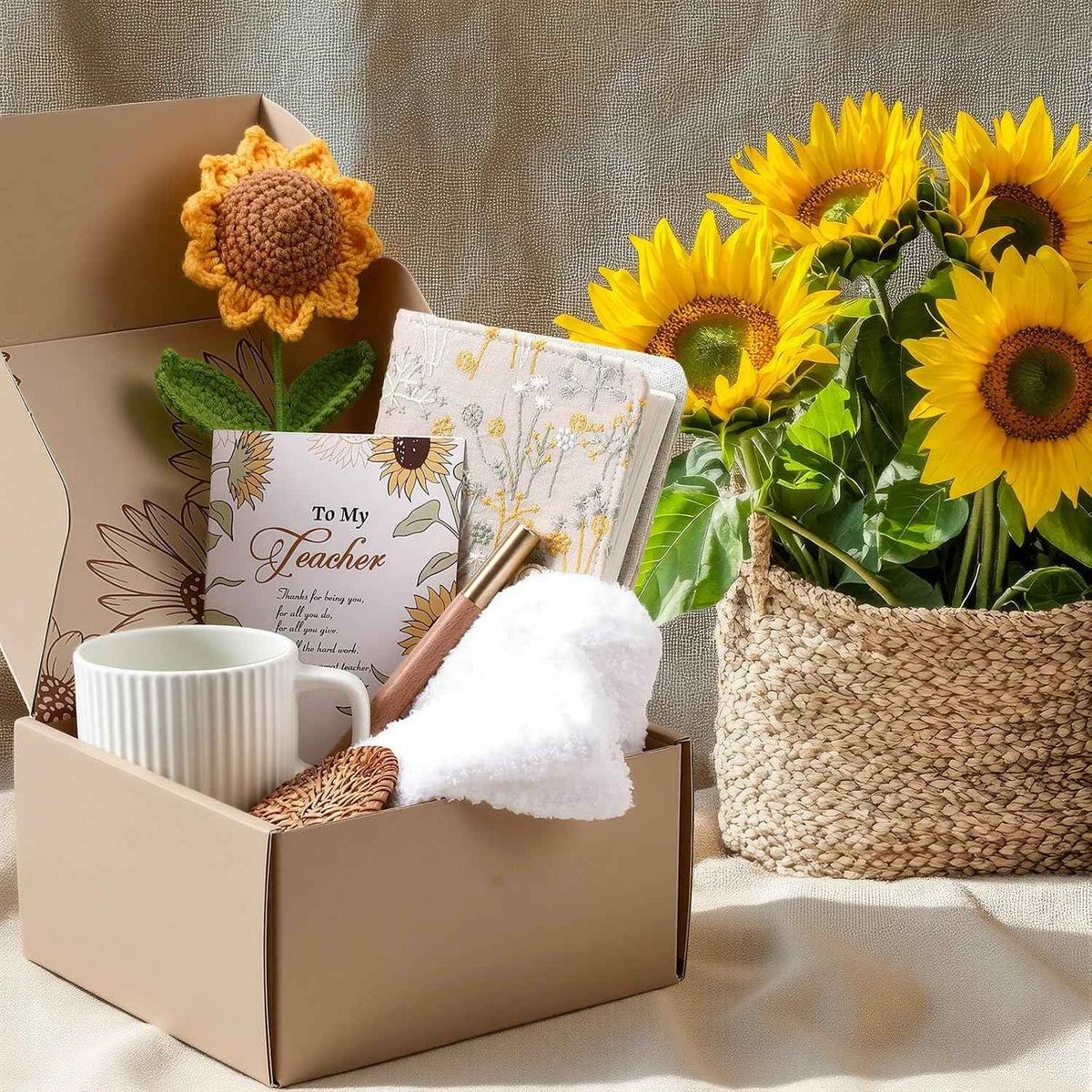 Teacher Comfort Gift Box with Blanket & Mug