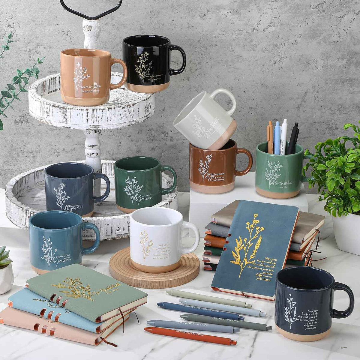 Ten-Set Mug, Notebook & Pen Appreciation Kit