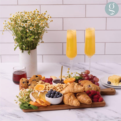 Charcuterie Board Set - Acacia Cheese Board for Serving with Accessories - House Warming Gifts for New Home, Bridal Shower & Wedding Gift, Birthday Gifts for Women