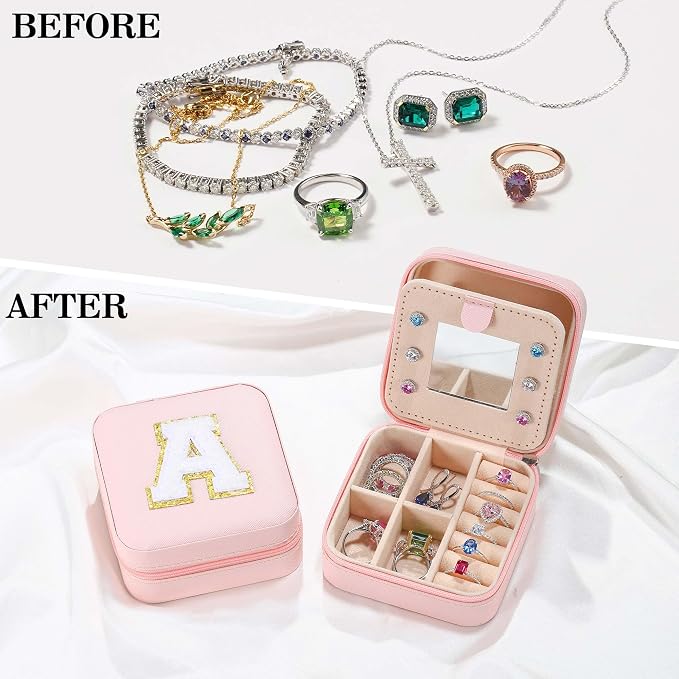 Initial Z Travel Jewelry Case - Field & Blessing