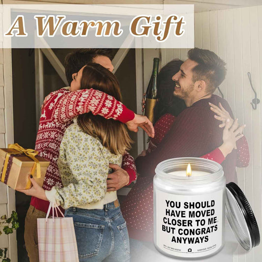 Housewarming Gifts New Home, Best Housewarming Gifts 2026 - Handmade Lavender Scented Candle - New Home Gift Candle Ideas, House Warming Gift for Friends Couple New Homeowner (7oz)