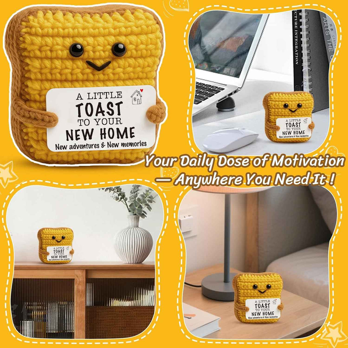 Housewarming Gifts for New Home Couples - Cute Decor for House Warming Party New Apartment Warming Present for Her Him Coworkers Best Friend Women Men