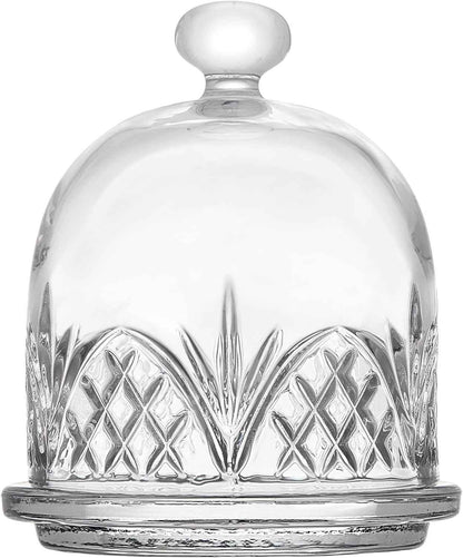 Godinger Serving Hostess Set - Butter Dish, Sugar and Creamer, Packet Holder, Cracker Tray - 5 Piece Set, Dublin Collection