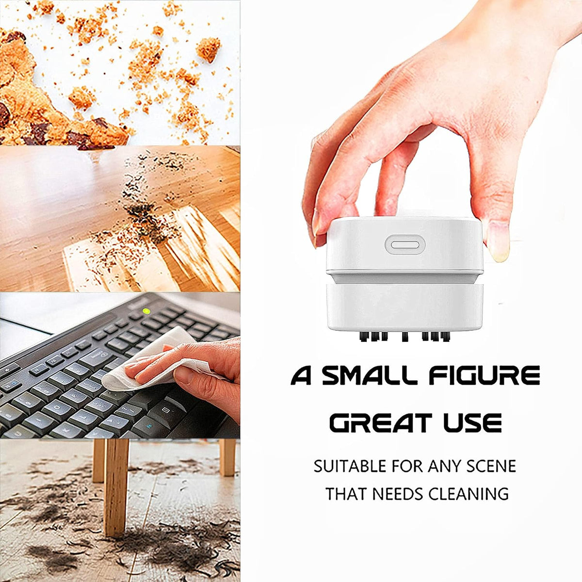 TRZLIFE USB Desk Vacuum, Office & Home Desktop Cleaner, Ideal Gift