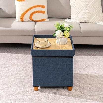 30-Inch Linen Storage Ottoman - Field & Blessing