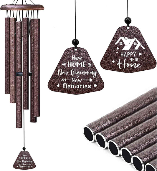 House Warming Gifts New Home Wind Chimes 32", Thoughtful Housewarming Gifts New Home/Apartment, New Home Gift Idea Must Haves for Women Men Friends Homeowner, Home Decor Living Room Wind Chimes