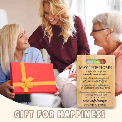 Housewarming Gifts Cutting Board, House Warming Gifts New Home House Apartment, New Homeowner Gifts, Home Blessing Bamboo Cutting Boards for Kitchen, Decorative Cutting Boards for Kitchen