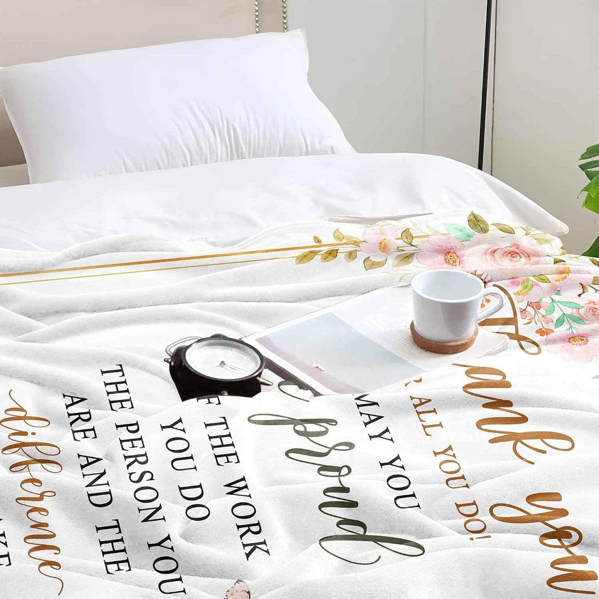 Women's Employee Appreciation Throw Blanket