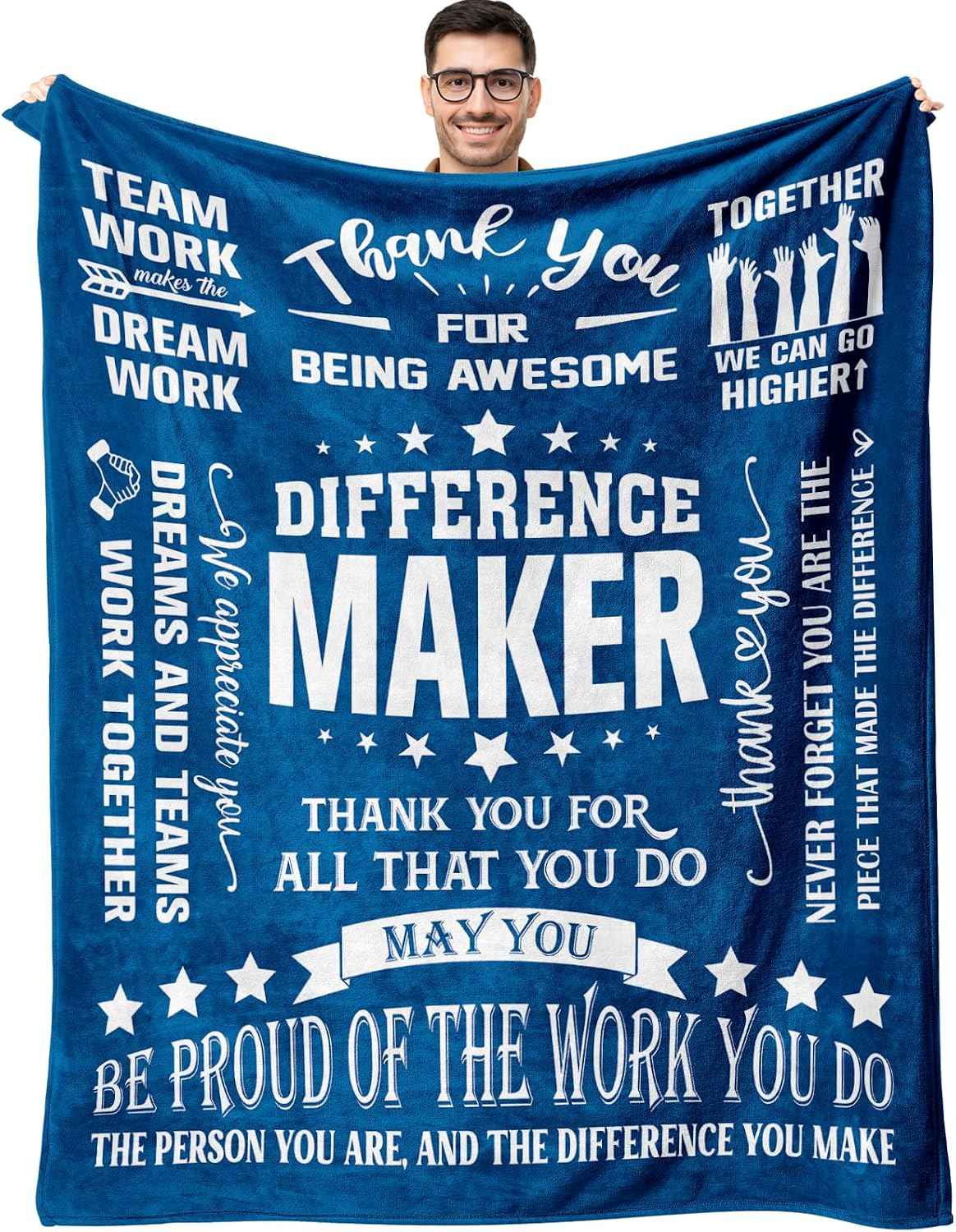 Men's Employee Appreciation Throw Blanket