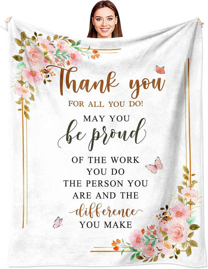 Women's Employee Appreciation Throw Blanket