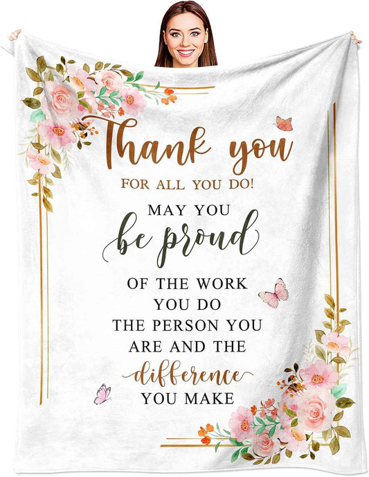 Women's Employee Appreciation Throw Blanket