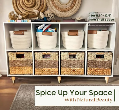 Woven Storage Cube Basket Set of Four - Field & Blessing