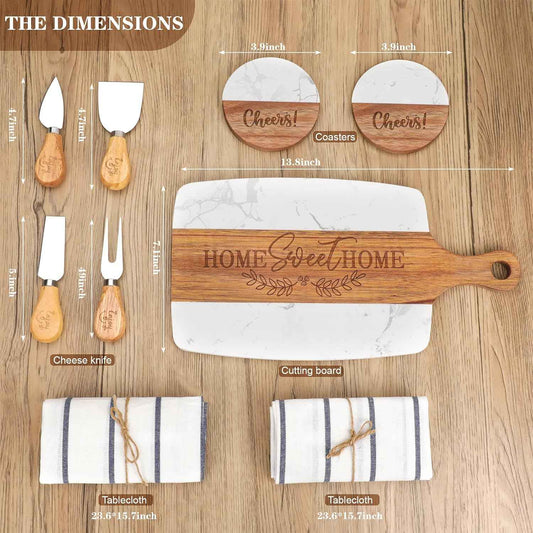 House Warming Gifts New Home,Unique Housewarming Gift Baskets for New House, New Home, Couples, Women,Gifts for New Homeowners Brown