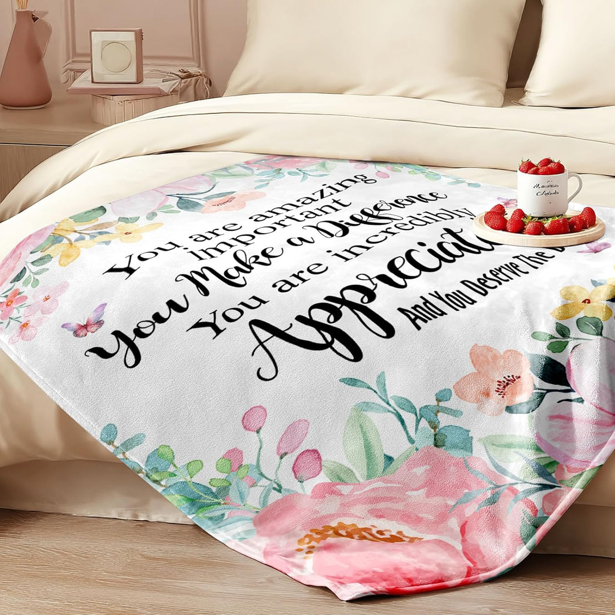 Appreciation Gifts,Appreciation Gifts for Woman,Employee Appreciation Gifts,Appreciation Gifts for Coworkers,Teacher Appreciation Gifts,Coworker Appreciation Gifts Blanket 50" x 60"