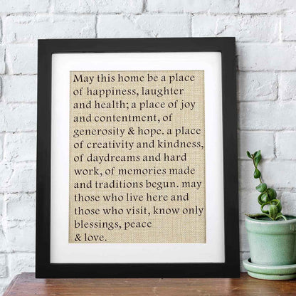 House Warming Gifts Framed 11" X 13", Housewarming Gifts for Friend Homeowner Neighbors, New House New Home Gift, Christmas Gift, First Home Decorations