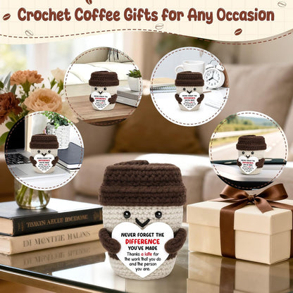 Employee Appreciation Gifts, Thank You Appreciation Gift for Coworkers | Coffee Desk Decor Thank You Gifts for Women Men Employee Coworkers Teacher Mentor Friends Leaders Farewell Leaving Retirement