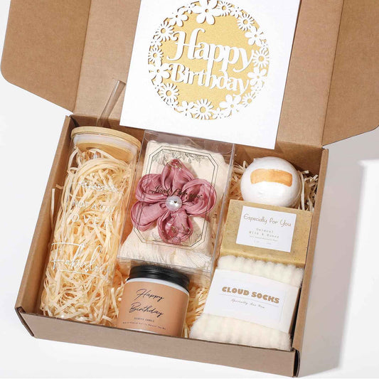 Birthday Gifts for Women, Happy Birthday Gift Box Set for Woman | Unique Birthday Gift for Mom, Funny Gift Ideas, Gift Basket for Sister Wife Best Friends Daughter Coworkers Aunt Teacher