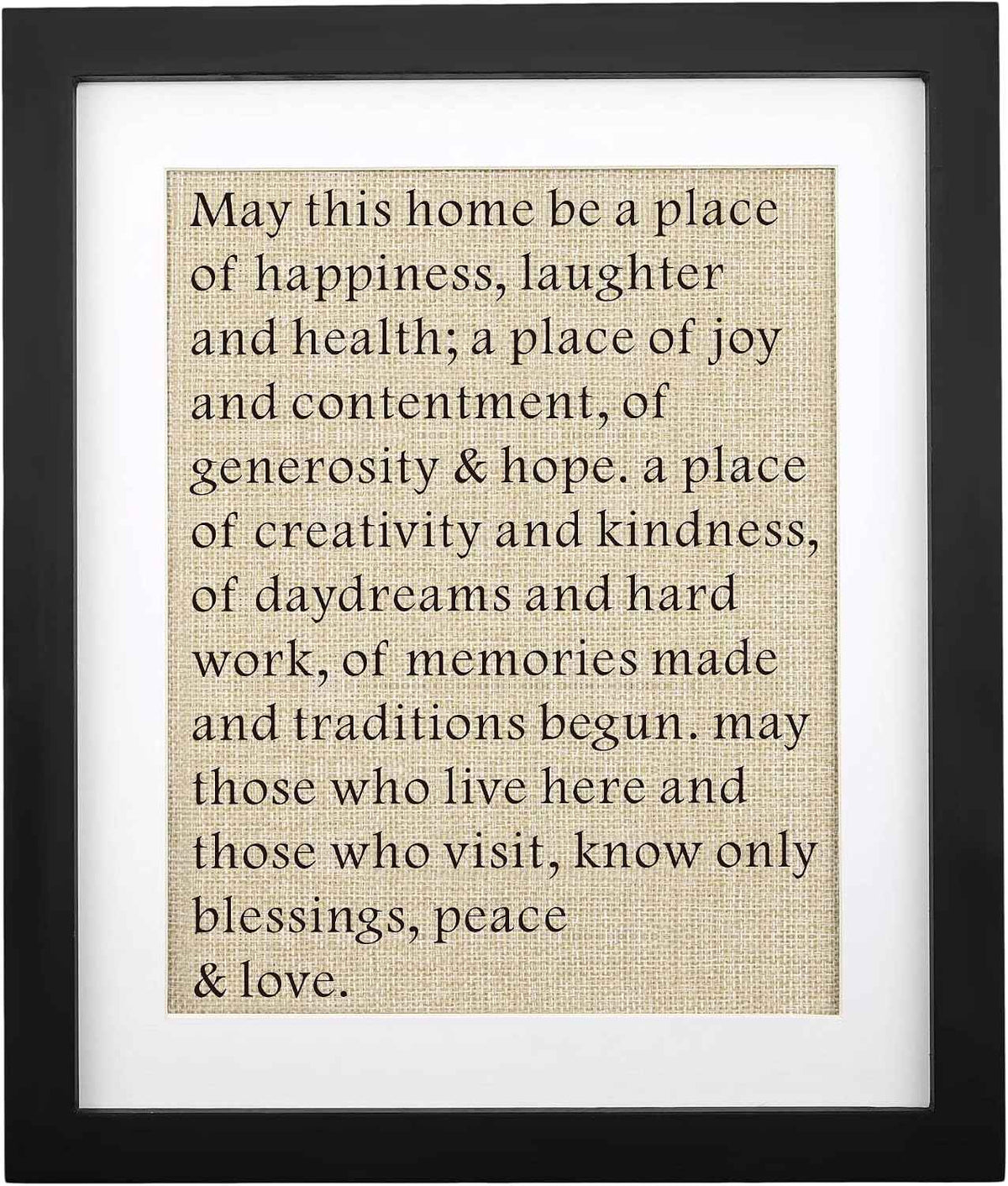 House Warming Gifts Framed 11" X 13", Housewarming Gifts for Friend Homeowner Neighbors, New House New Home Gift, Christmas Gift, First Home Decorations