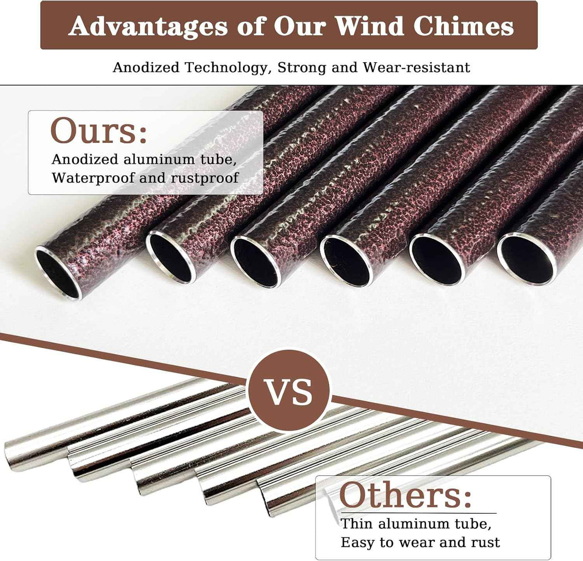 Soopau Thank You Gifts for Women Men, 32" Wind Chimes Thank You Gifts, Appreciation Gifts for Employee Coworkers Colleague Teachers Nurses, Thanksgiving Day Gifts for Family Friends