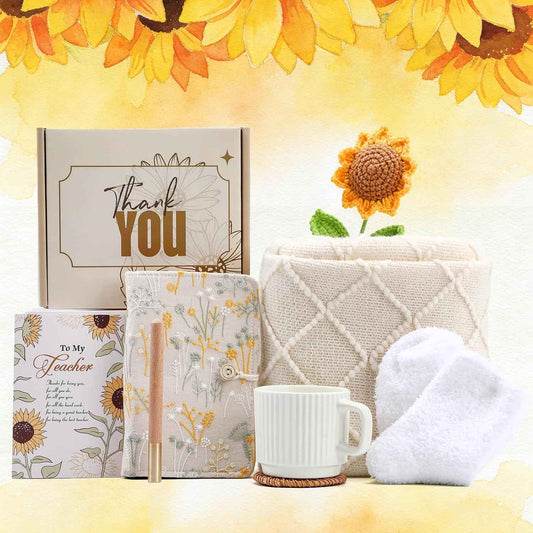 Teacher Comfort Gift Box with Blanket & Mug