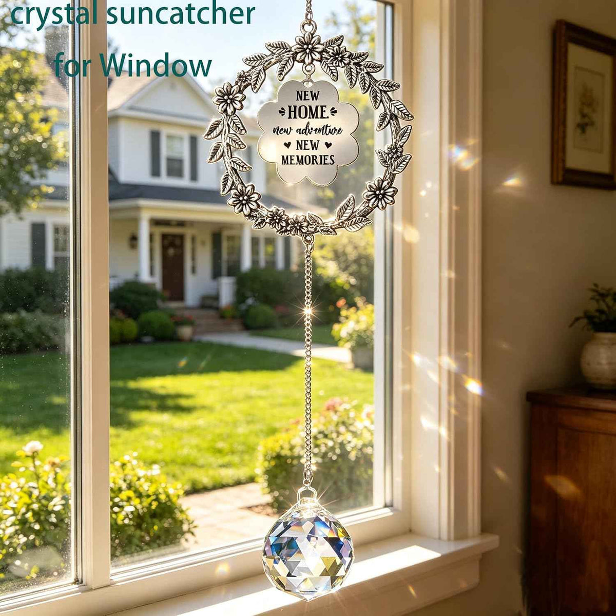 House Warming Gifts New Home, Housewarming Suncatcher, Housewarming Gifts for Women, Men, Friend New Homeowner,New Home Gift Ideas for First Home, New Apartment