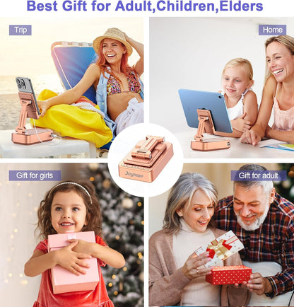 Gifts for Women Girls, Bluetooth Speaker Phone Stand with Charging Function