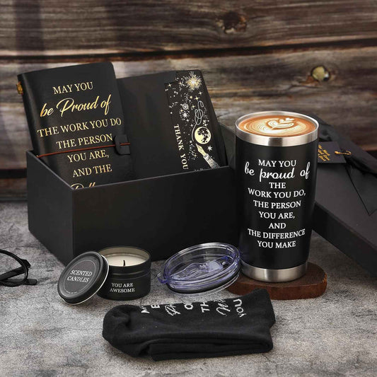 Employee Appreciation Gifts, Thank You Gifts for Coworker, Unique Appreciation Gift Box for Boss Teacher Team Staff Manager Secretary Nurse Assistant Mentor Friend Office Gift