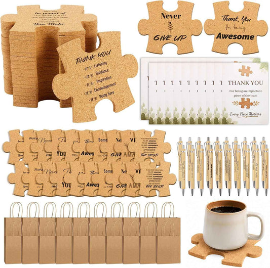 Twenty-Set Cork Coaster Appreciation Kit